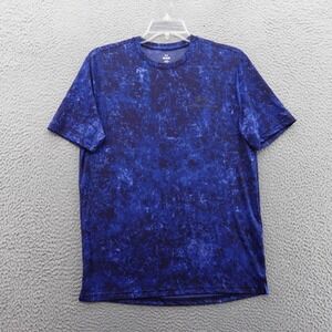 Under Armour Rush Blue Marble Training Athletic T Shirt Mens‎ Medium NEW